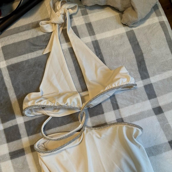 Meshki Nicha Diamante Cut Out Midi Dress - Picture 3 of 5